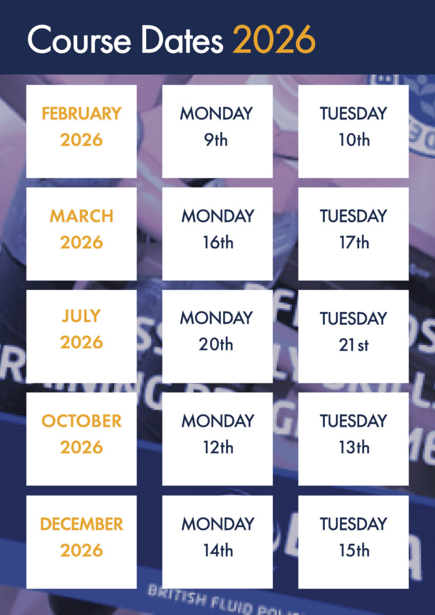 BFPA Course Dates 2026